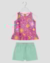 Conjunto Infantil Menina Regata com Babado e Shorts - Kely Kety - Blossom-bc03113c-82b4-4480-8869-a2f5ad3cce82