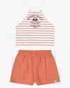 Conjunto Infantil Menina Regata Listrada e Shorts - Kely Kety - Branco-4fb5cbf8-f223-4807-90a9-90ada845d37d