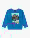 Conjunto Infantil Menino Blusão com Estampa e Calça - ReiRex - Blue-01-1a02e114-5ba1-455f-bb33-13f8f494d420