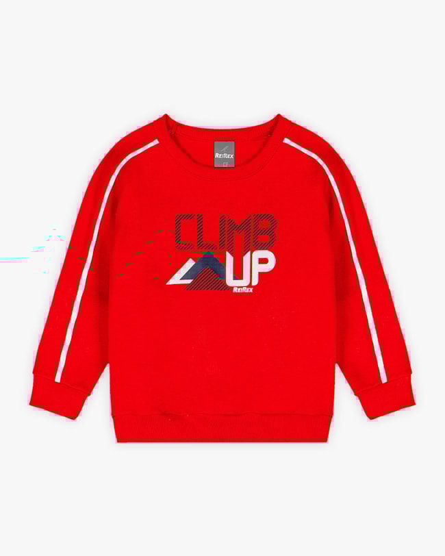 Conjunto Infantil Menino Blusão e Calça em Moletom - ReiRex - Tomato-01-063f8894-de4d-4c9d-bb37-848a86c68411