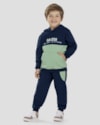 Conjunto Infantil Menino Blusão e Calça Moletom - ReiRex - Azul-c83921f9-ece2-40c6-a70f-7477ede54736