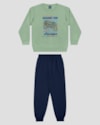 Conjunto Infantil Menino Blusão Estampa Game e Calça - ReiRex - Verde-b21f9e6e-c10a-4dd3-90ad-1b594a281bf7