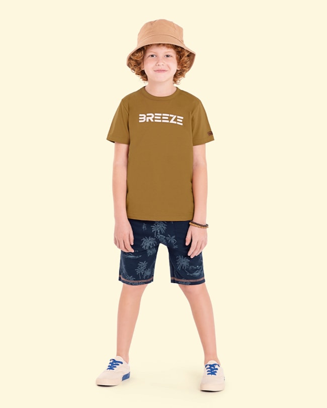 Conjunto Infantil Menino Camiseta e Bermuda ReiRex-43a13135-7b30-4b70-9982-b4ad55471c8f