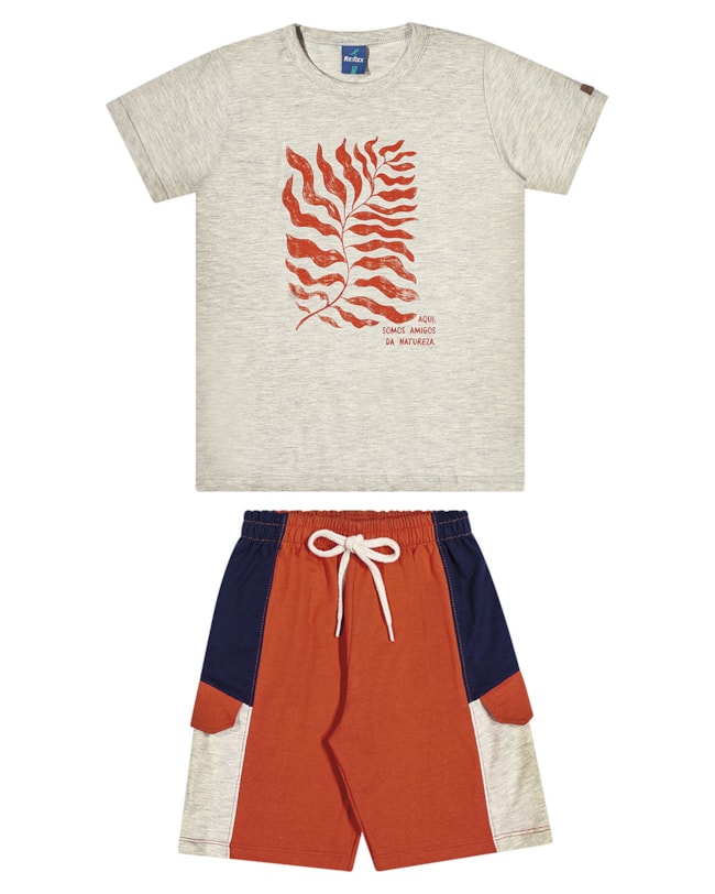 Conjunto Infantil Menino Camiseta e Bermuda ReiRex-87c909ee-53c3-47d8-a855-9e30f84e4f3e