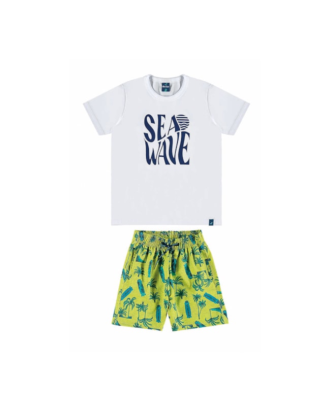 Conjunto Infantil Menino Camiseta e Bermuda ReiRex-22ff7f34-17d0-4bba-8a99-3a911a44ffac