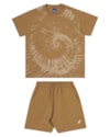Conjunto Infantil Menino Camiseta Estampada e Bermuda ReiRex 10 Gengibre-0561b2ad-9ab7-468d-af10-f5ca2ffdd4c5