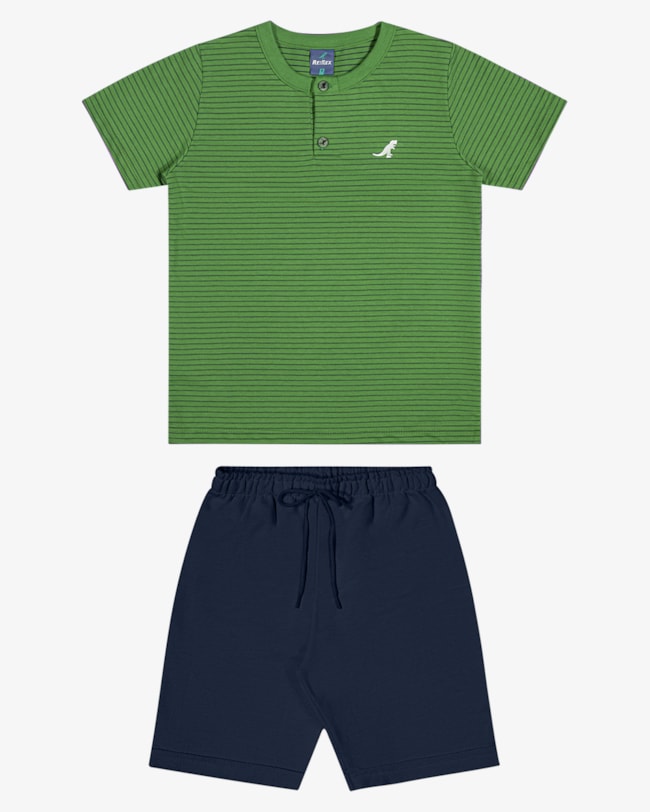 Conjunto Infantil Menino Camiseta Listrada e Bermuda – ReiRex – Online-70adfbdf-21a7-481d-9dcb-991ff847b9af
