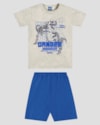 Conjunto Infantil Menino com Estampa Dinossauro ReiRex Mescla-9da0f92e-4879-4874-830b-720bb362cdeb