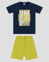 Conjunto Infantil Menino com Estampa Surf ReiRex Azul-ac62b05c-a2b8-462e-8f8a-b687db542f48