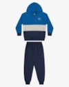 Conjunto Infantil Menino com Recortes no Blusão ReiRex - Azul-b64768c9-2c2c-4f53-8c98-0c4766a5eb7e