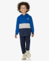 Conjunto Infantil Menino com Recortes no Blusão ReiRex - Azul-ea25387e-19b1-44ab-85a2-a737043e00ad