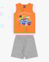 Conjunto Infantil Menino com Regata e Bermuda - ReiRex - Nectarine-533a4126-1d5e-4557-a014-2c466d7ae017