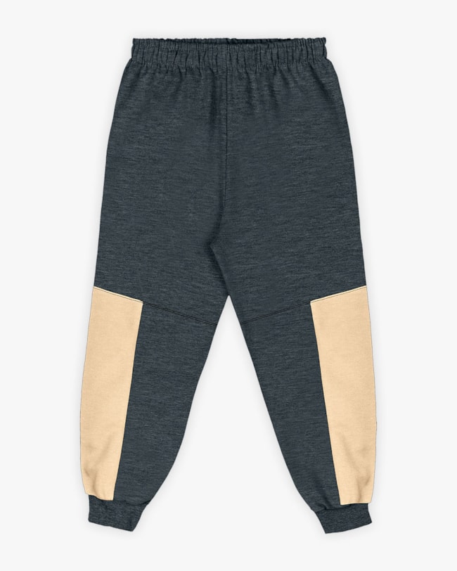 Conjunto Infantil Menino em Moletom Bicolor com Capuz - ReiRex - Bege-4fca2361-3417-4043-be1b-f7d53c67d532