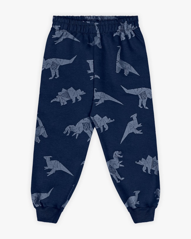 Conjunto Infantil Menino em Moletom Estampa Dinossauro - ReiRex - Verde-f49bd815-10d6-4320-9f99-7d88c1072bdf