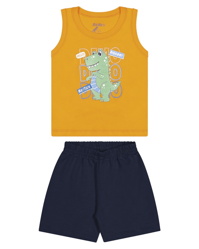 Conjunto Infantil Menino Estampa Dino ReiRex-12ab767a-7a2f-4472-b60e-5931cc8919dd
