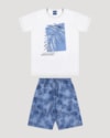 Conjunto Infantil Menino Estampa Folhagens ReiRex-590c1c89-1833-4cad-a630-5e3a2bf5e5e5