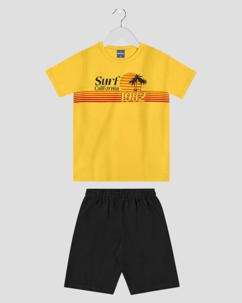 Conjunto Infantil Menino Estampa Sunset – ReiRex – Sol
