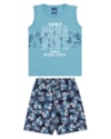 Conjunto Infantil Menino Estampado Summer ReiRex-4301bff4-f013-4d73-bf28-6c390e06c3ec