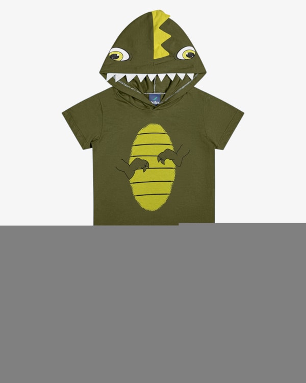 Conjunto Infantil Menino Interativo Dinossauro - ReiRex - Verde