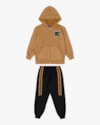 Conjunto Infantil Menino Jaqueta e Calça Estilo Esportivo - ReiRex - Marrtom-10-132b881f-d8cb-4bf8-8b6e-28bdd1289175