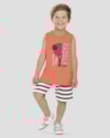 Conjunto Infantil Menino Regata e Bermuda Listrada ReiRex Laranja-454e9d10-40d8-4cc6-b998-a3f074a816fa