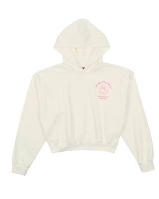 Conjunto Juvenil Feminino Blusão e Bermuda Ciclista BaseD - Natural