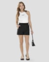 Conjunto Juvenil Feminino Cropped Canelado e Shorts BaseD Branco-59f77435-fc04-4940-a783-a17e437a7a93