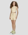 Conjunto Juvenil Feminino Cropped e Shorts Canelado - BaseD - Tapioca-8732353a-9e94-48ef-90f3-cf71ff539c29