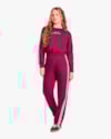 Conjunto Juvenil Feminino em Moletom com Listras Laterais - BaseD - Marsala-98c8a6bd-b64a-4fb1-88fd-81fb95fb14e5