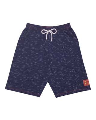 Conjunto Juvenil Masculino Camiseta e Bermuda Based Mescla Banana