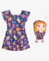 Conjunto Menina Vestido Canelado com Bolsa Boneca - Kely Kety - Marinho-1a369da3-0bdc-41f3-84d2-be6a46e9d278