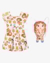 Conjunto Menina Vestido Canelado com Bolsa Boneca - Kely Kety - Natural-3ebfac5d-ae72-47f4-a02b-cf2616515f02