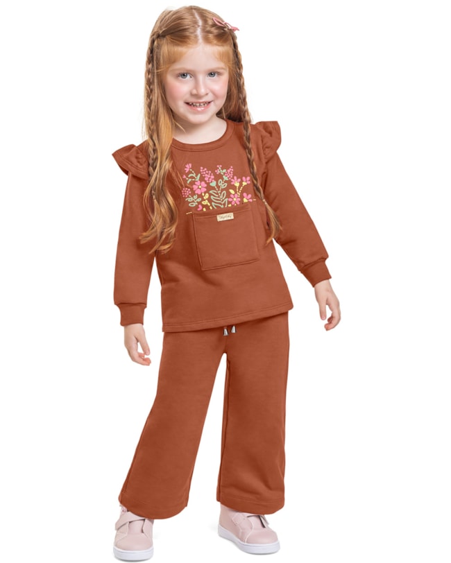 Conjunto Moletom Bebê Menina Kely Kety Comfy-233ad883-0c5c-42b0-9ae0-59267a0d18ee