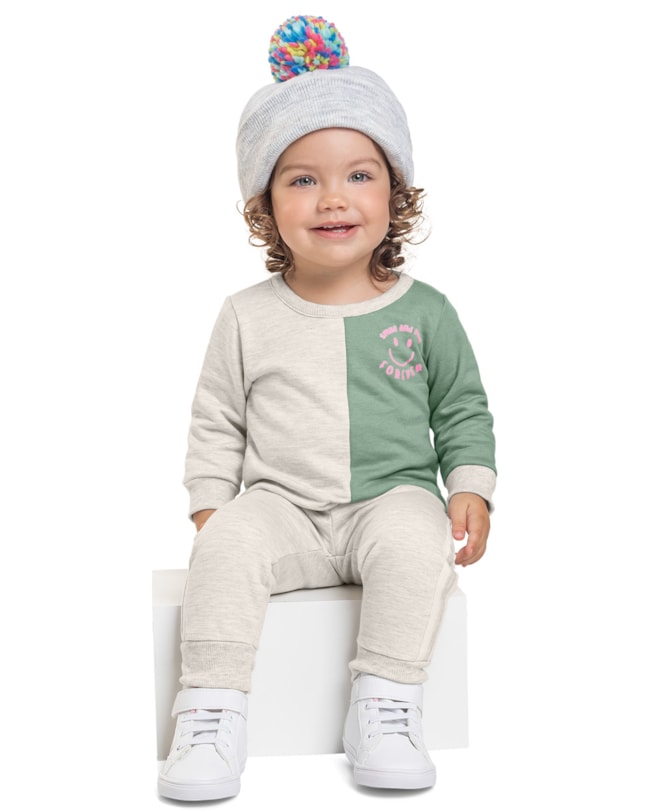 Conjunto Moletom Bebê Menina Kely Kety Recortes-3e08971a-973d-4e68-87b3-cd0b6a67d396