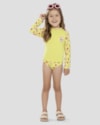 Conjunto Praia Infantil Menina com Qr Code Kely Kety Verde-baefd562-d3aa-403d-8b63-4b786001138c