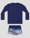 Conjunto Praia Infantil Menino com Estampa Mágica ReiRex Azul-70e1ee93-892f-4f2f-87eb-0256e34da840