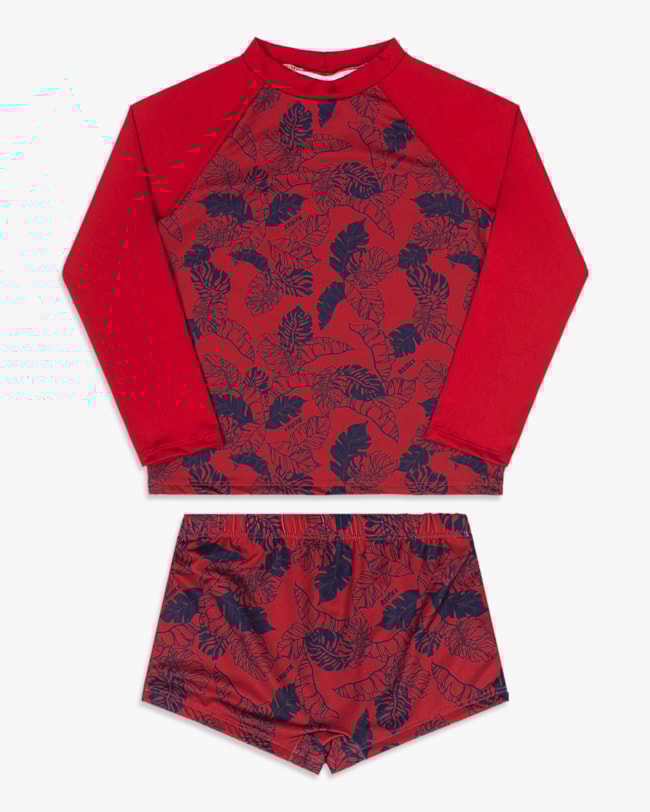 Conjunto Praia Infantil Menino Estampado - ReiRex - Rouge-4ec8b9d5-c228-4c4f-8338-51b38db9bd1f