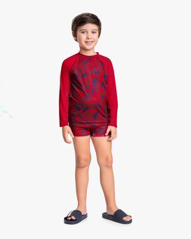 Conjunto Praia Infantil Menino Estampado - ReiRex - Rouge-3f44e6ae-e87d-40ea-bf97-9a0a7e303893