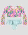 Conjunto Praia Menina Cropped e Calcinha UV 50+  Kely Kety Rosa-9faa1f8f-b008-4516-a693-0adc452538c6