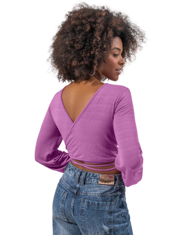 Cropped Feminino Cereja Rosa Amarração-fa6d6c77-690d-4716-9686-0353e9074364