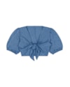 Cropped Mangas Balão Cereja Rosa-597f1824-b79b-4336-a158-6a2065cb8103