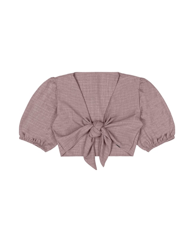 Cropped Mangas Balão Cereja Rosa - LIPSTICK-be17ea7a-f2e5-44bd-a47e-25798db5dd5e