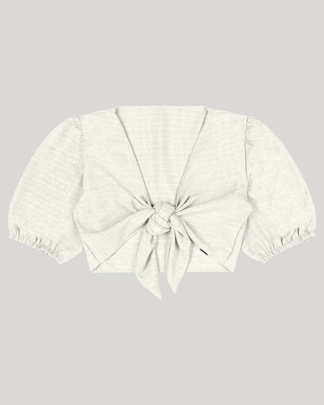 Cropped Mangas Balão Cereja Rosa - .NATURAL-a4c35f35-e718-4416-ac68-6880e3097da8