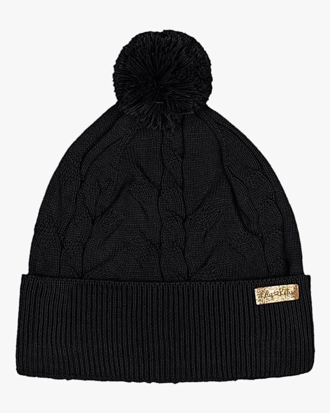 Gorro Infantil Menina em Tricô Kely Kety - Preto-5ad145b3-8652-4f41-acf5-31e9fd2f32cf