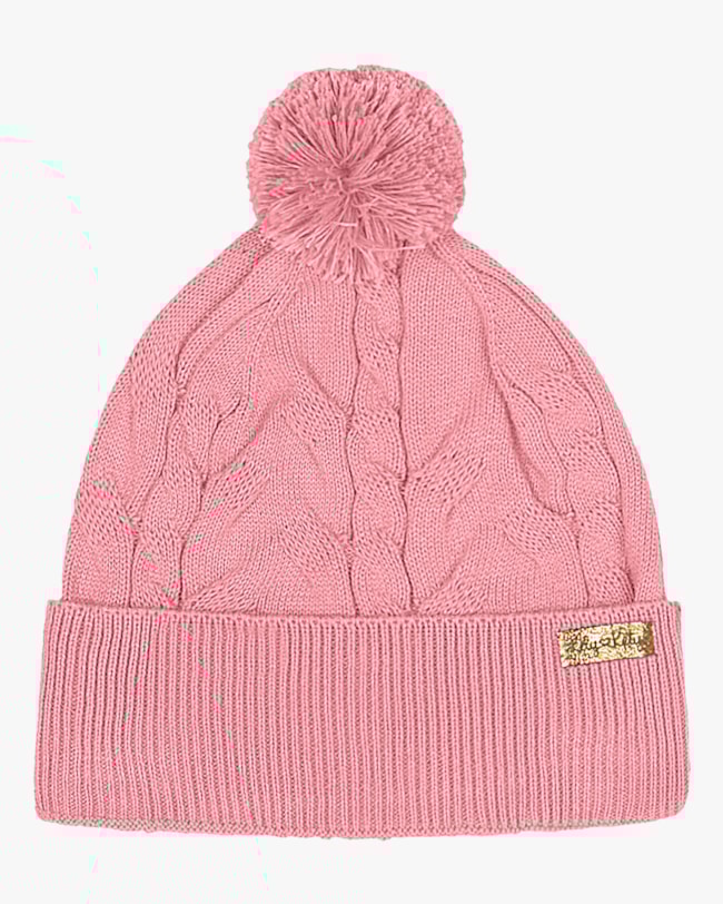 Gorro Infantil Menina em Tricô Kely Kety - Rosa-299889bd-0179-4aff-ac35-53de06166565