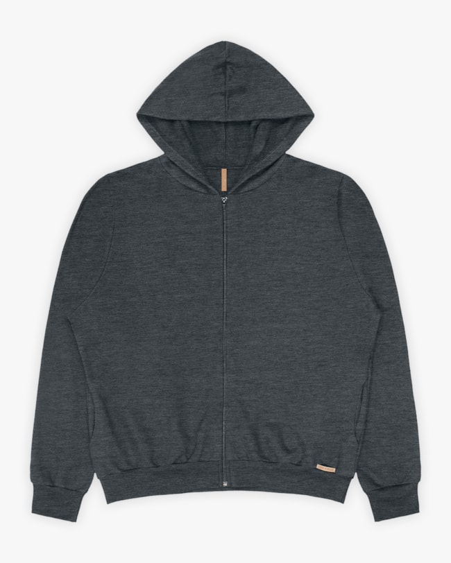 Jaqueta Básica Feminina Plus Size em Moletom - Cereja Rosa - Dark Mescla-e46849ff-46ea-45c9-947c-5033b4ad9420