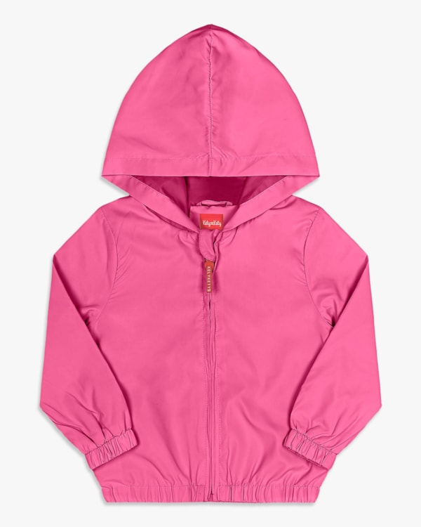 Jaqueta Corta Vento Infantil Menina com Capuz - Kely Kety - Blossom