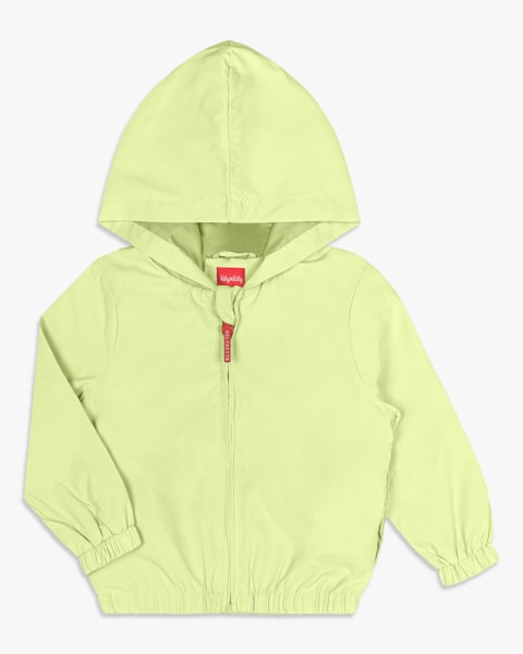 Jaqueta Corta Vento Infantil Menina com Capuz - Kely Kety - Matcha