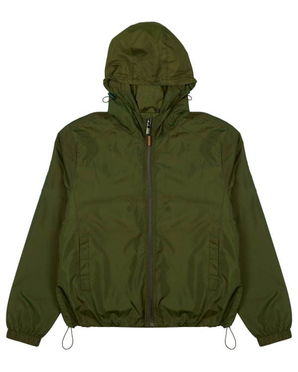 Jaqueta Corta Vento Juvenil Masculina com Capuz - BaseD - Oliveira