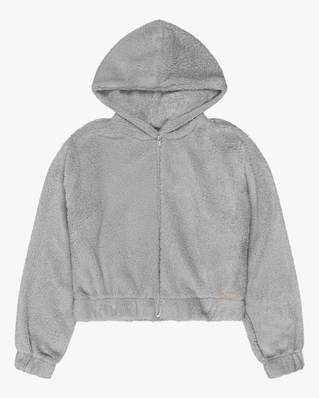 Jaqueta Feminina em Pelo Teddy Cereja Rosa Grey-1ed1ef11-3ada-4b30-a8a3-8cc240ab04f3